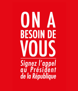 On a besoin de vous - signez l'appel